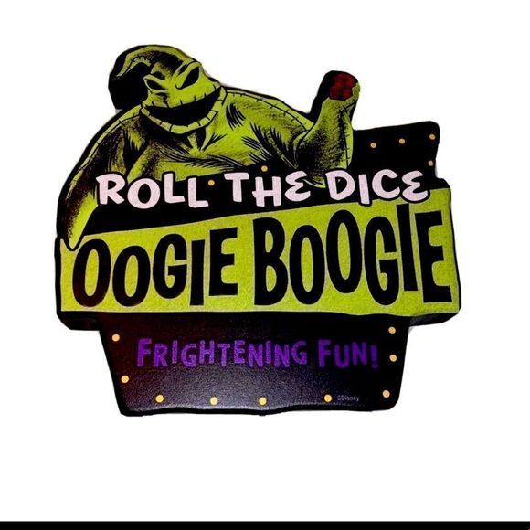 Disney Nightmare Before Christmas Oogie Boogie Wooden Sign - Picture 2 of 3